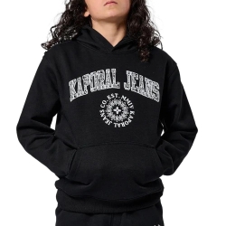 Sweat Capuche Noir Garçon Kaporal Oscar
