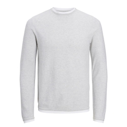 Pull Gris Garçon Jack & Jones Twinn Knit Neck
