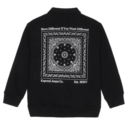 Sweat Noir Garçon Kaporal Osmos
