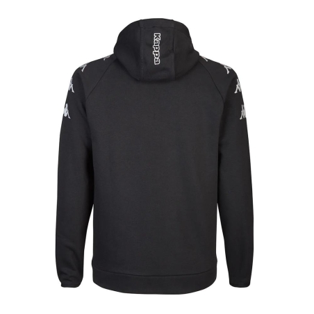 Sweat Zippé Noir/Gris Garçon Kappa Divieto