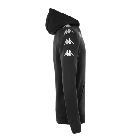 Sweat Zippé Noir/Gris Garçon Kappa Divieto