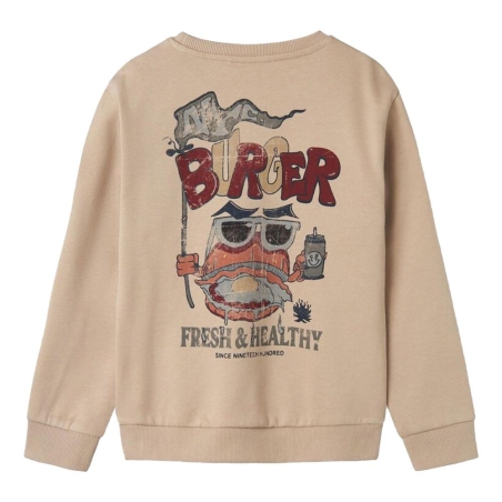 Sweat Beige Garçon Name it Tegeo