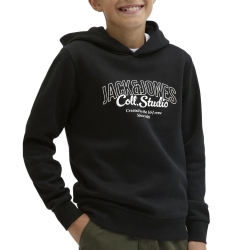 Sweat Noir/Blanc Garçon Jack & Jones Makoto