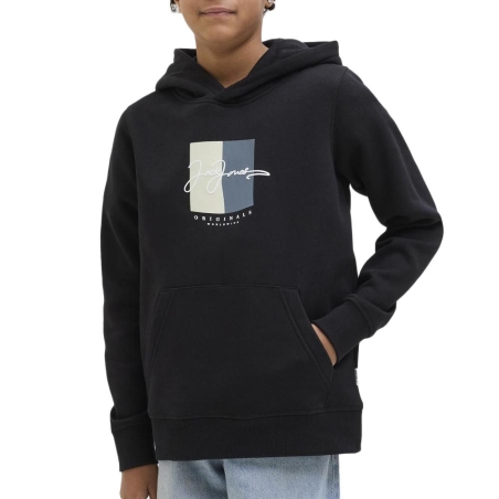 Sweat Noir Garçon Jack & Jones Jorfrederik 12274601
