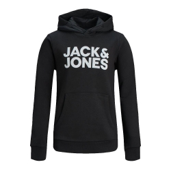 Sweat Noir Garçon Jack and Jones jecorp