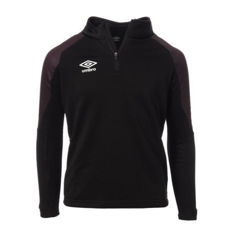 Sweat Noir/Vert Garçon Umbro For Net
