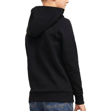 Sweat à Capuche Noir Garçon Jack & Jones Varsity Branding