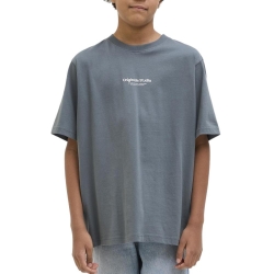 T-shirt Bleu Moyen Garçon Jack & Jones Jorvesterbro