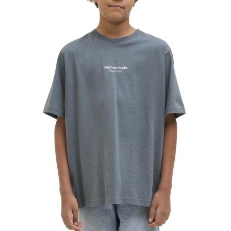 T-shirt Bleu Moyen Garçon Jack & Jones Jorvesterbro