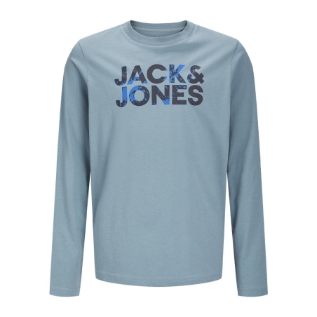 T-shirt Bleu Garçon Jack & Jones Splash