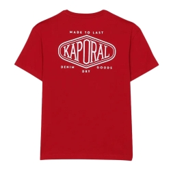 T-shirt Rouge Garçon Kaporal MERCYH