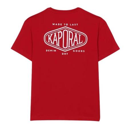 T-shirt Rouge Garçon Kaporal MERCYH