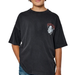 T-shirt Noir Garçon Kaporal MOSTO