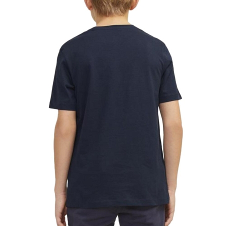 T-shirt Marine Garçon Jack & Jones Logo 12258876