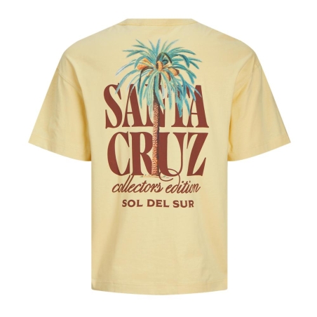 T-shirt Jaune Garçon Jack & Jones Konos