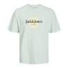 T-shirt Vert/Jaune Garçon Jack & Jones Branding