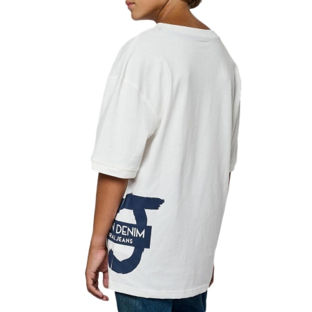 T-Shirt Blanc Garçon Kaporal MARCO