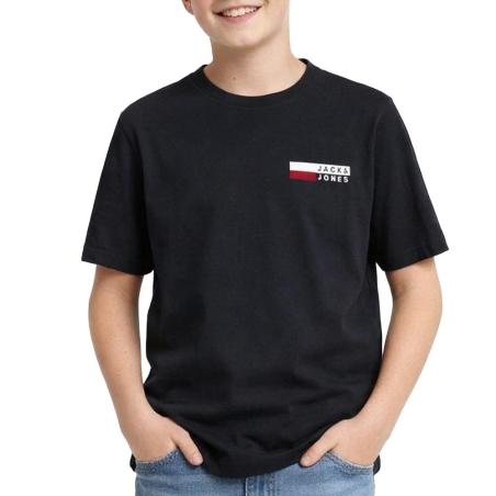 T-Shirt Noir Garçon Jack & Jones Corp