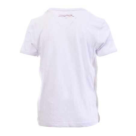 T-shirt Blanc Garçon Teddy Smith Dustin