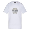 T-Shirt Blanc Garçon Schott Print