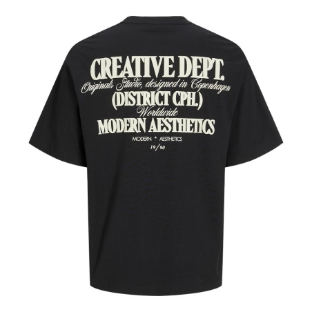 T-Shirt Noir Garçon Jack & Jones Roxbury