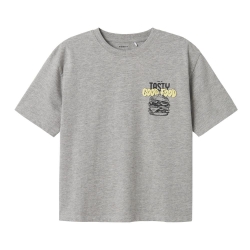 T-shirt Gris/Jaune Garçon Name it Mtibilbo