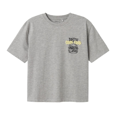 T-shirt Gris/Jaune Garçon Name it Mtibilbo