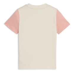 T-shirt Beige/Rose Enfant Puma Sandy Adventures
