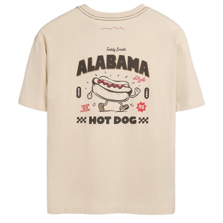 T-Shirt Beige Garçon Teddy Smith Tshade