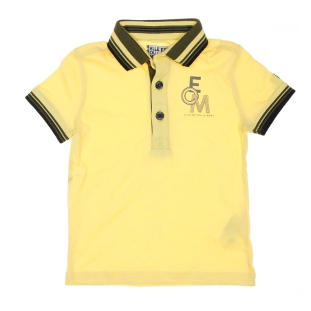 Polo Jaune Garçon EOM Bonzai