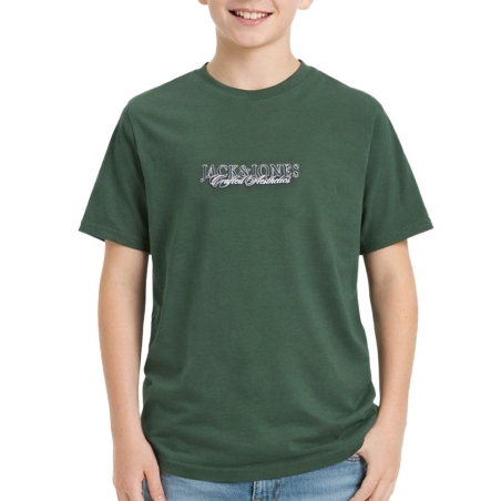 T-Shirt Vert Garçon Jack & Jones Bleecker