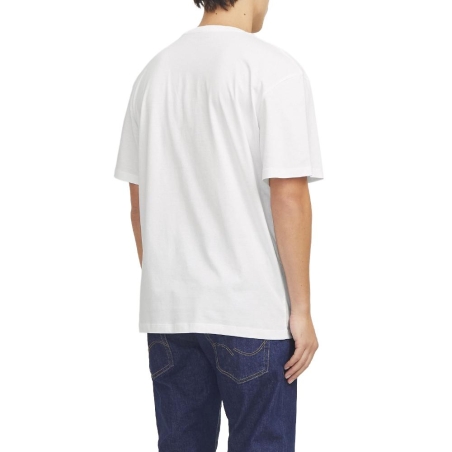 T-shirt Blanc Garçon Jack & Jones Corp Splash