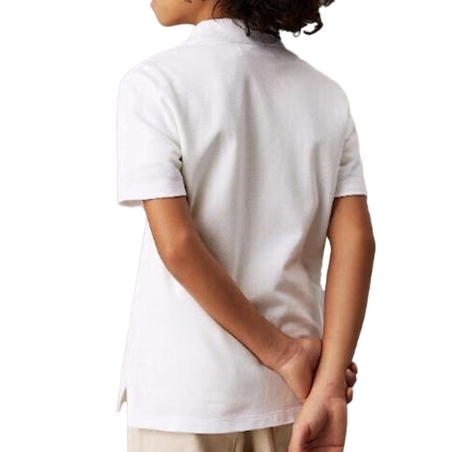 Polo Blanc Garçon Calvin Klein Jeans Essential IB0IB02486