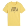 T-shirt Jaune Garçon Puma Class Graphic