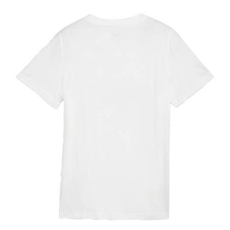 T-shirt Blanc Garçon Puma Power Graphic