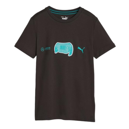 T-shirt Noir Garçon Puma Mapf1 Graphic