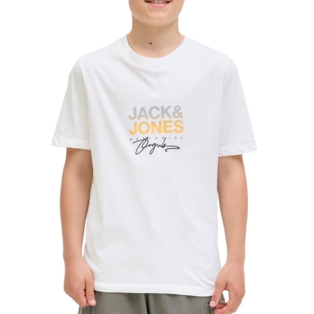 T-shirt Blanc Garçon Jack & Jones Canggu