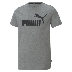 T-Shirt gris garçon Puma ESS Logo Tee