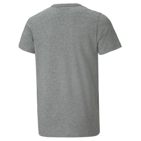 T-Shirt gris garçon Puma ESS Logo Tee