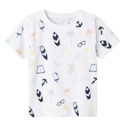 T-Shirt Blanc Garçon Name it Jer
