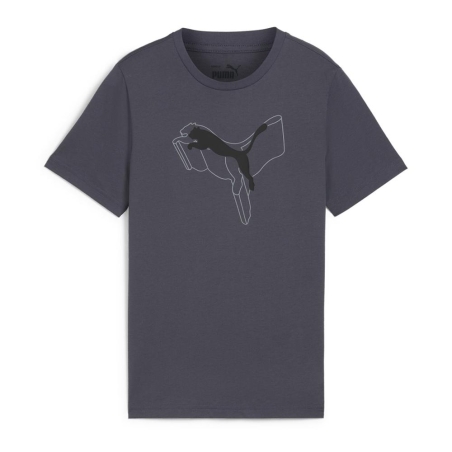 T-shirt Gris Garçon Puma Graphi