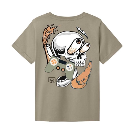 T-shirt Beige Garçon Name It Bachon