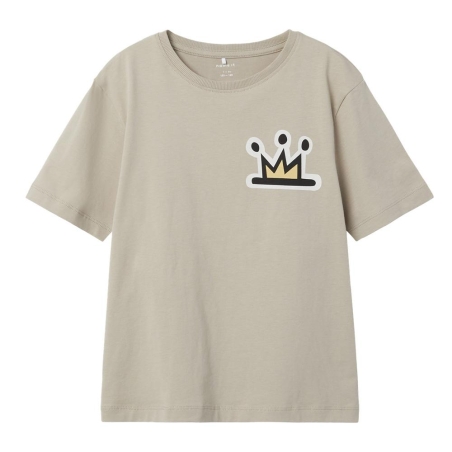 T-shirt Beige Garçon Name It Kiarah