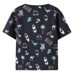 T-Shirt Marine Garçon Name it Jer