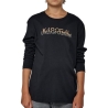 T-shirt Manches Longues Noir Garçon Kaporal MARNYB