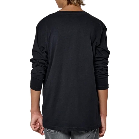 T-shirt Manches Longues Noir Garçon Kaporal MARNYB