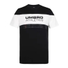 T-Shirt Marine/Blanc Garçon Umbro Poly