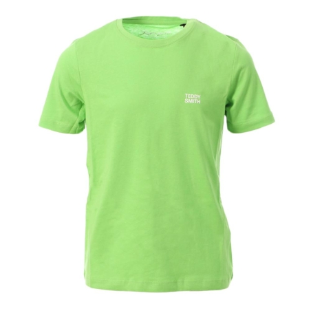 T-shirt Vert Garçon Teddy Smith 61007414D