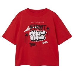 T-shirt Rouge Garçon Name it Jopo