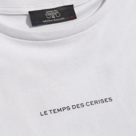 T-shirt Blanc Fille Le Temps Des Cerises Catigi
